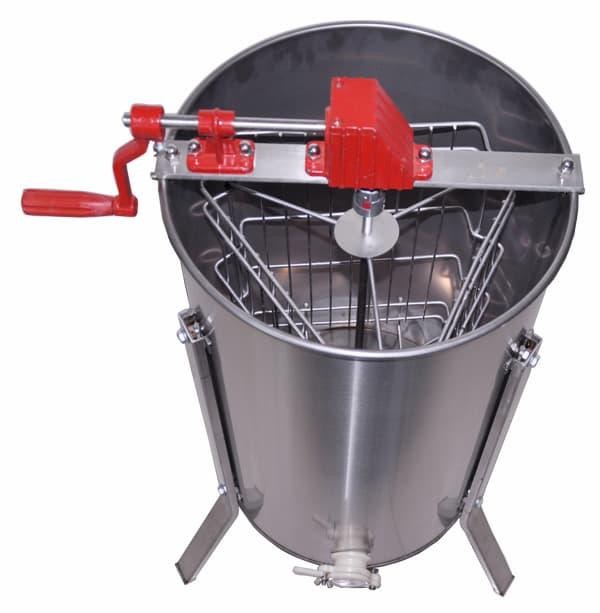 Manual 3 Frames Stainless Steel Honey Extractor Inside