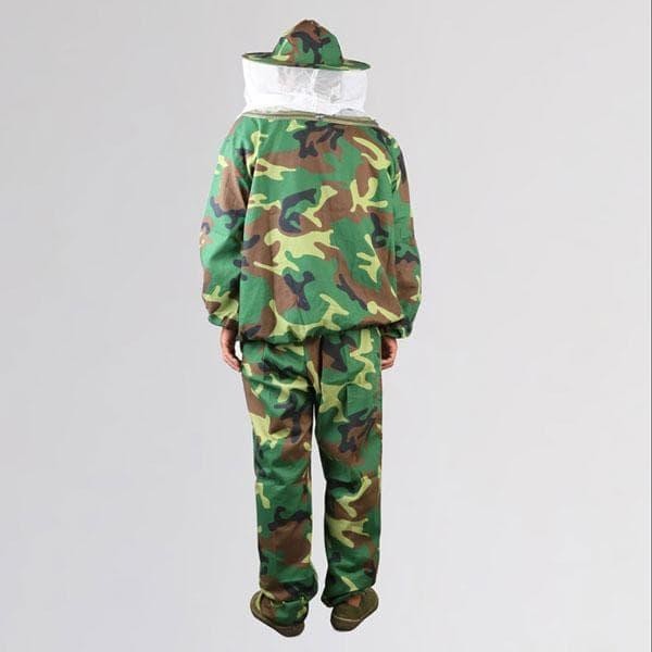 Camouflage Coverall Bee Suit Back